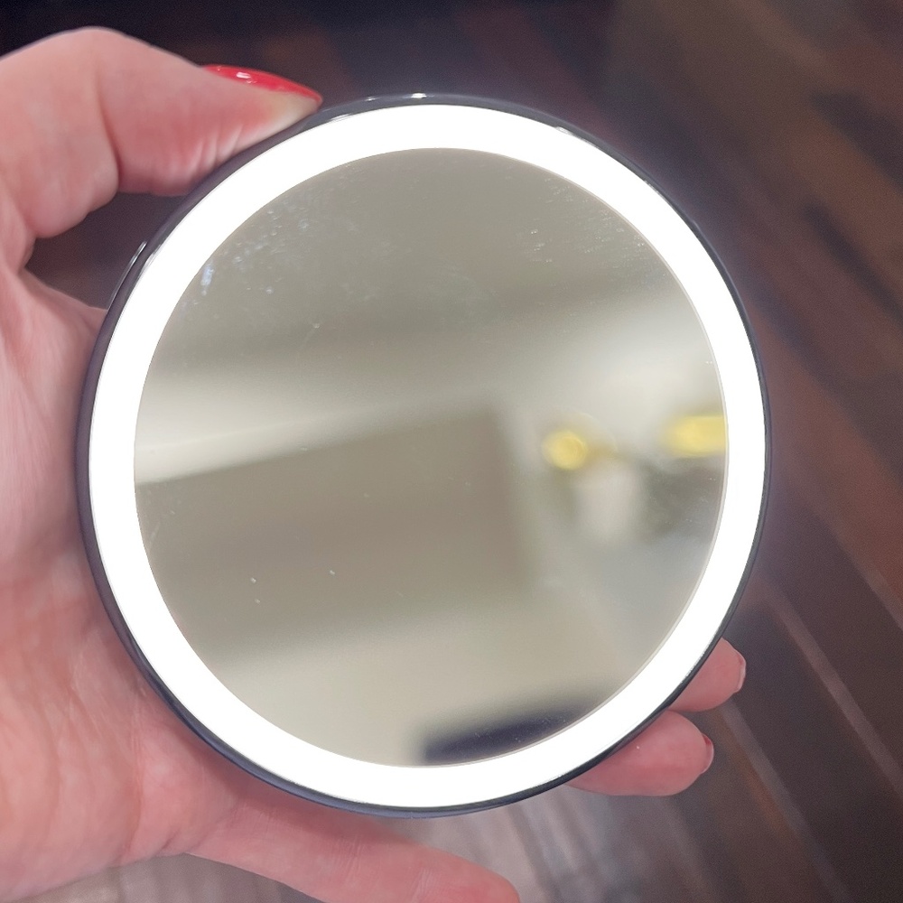 simplehuman Compact Mirror with LED Light